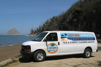 Our van-mounted cleaning vehicle